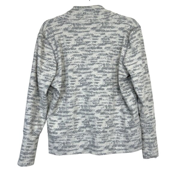 Zyia Active Jacket Full Zip Athletic Stretch Gray Cream Womens Size M - Picture 2 of 6